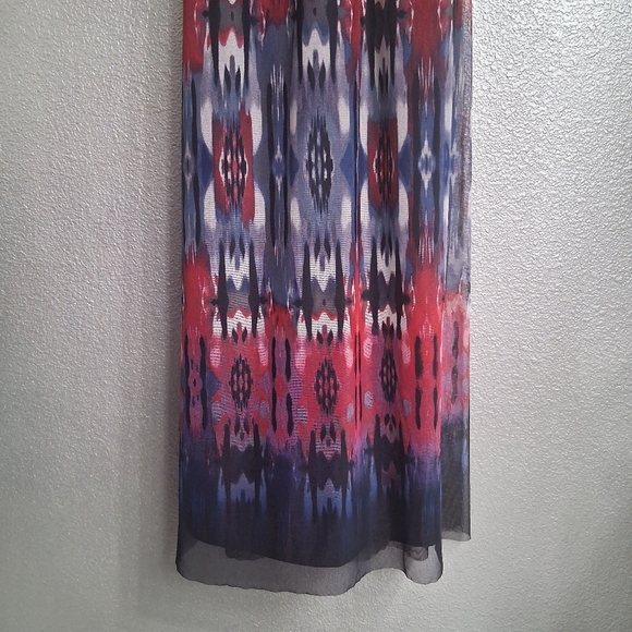 Luxe Carmen Marc Valvo  Multicolor Maxi Dress.    Size S - Picture 7 of 12